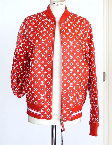 supreme x lv jacket